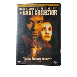 The Bone Collector DVD 1999 Movie Denzel Washington Angelina Jolie Suspense R